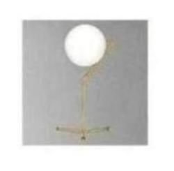Flos IC Lights 200 Table Lamp, Brushed Brass Flos IC Lights 200 Table Lamp, Brushed Brass